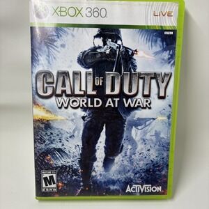 Call of Duty World at War Xbox 360 Complete - Used- Very Good Condition